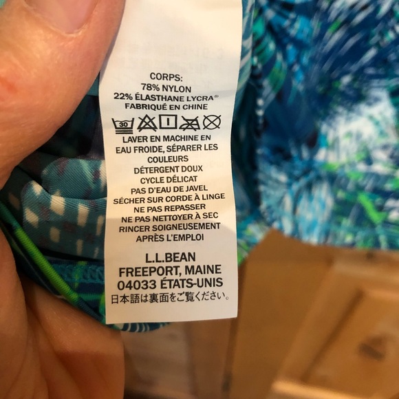 LL Bean Teal Blue Womens M Base Layer long sleeve Hike Lycra Nylon Stretch Shirt - Picture 4 of 9
